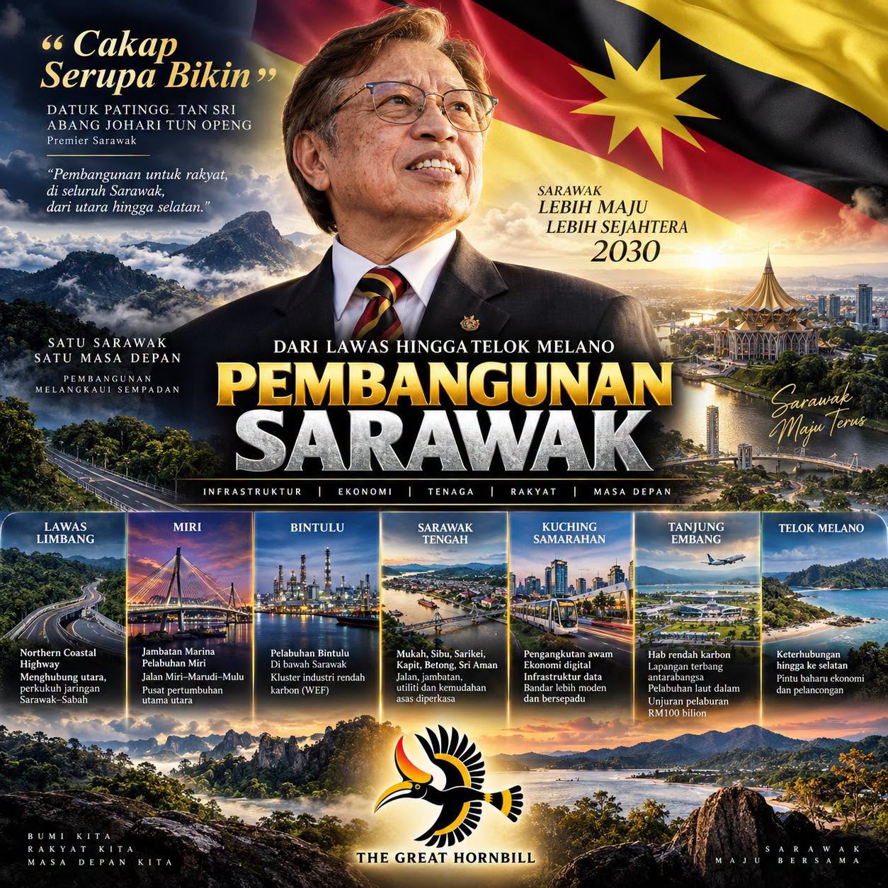 Dari Lawas Hingga Telok Melano, GPS Tampilkan Pelaksanaan Agenda Pembangunan Sarawak