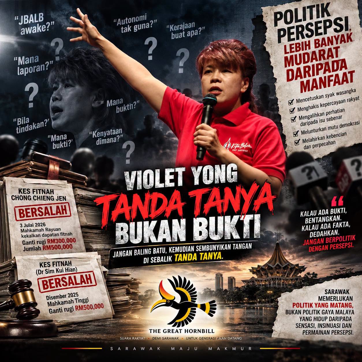 Tanda Tanya Bukan Bukti: Politik Persepsi Boleh Memakan Diri